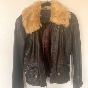 Leather Jacket Banana Republic